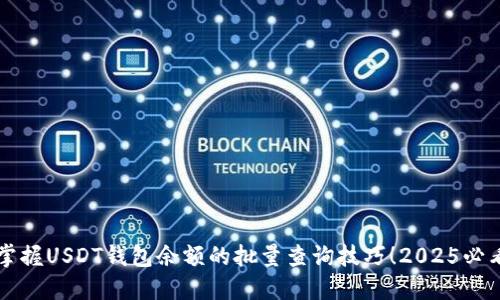 立即掌握USDT钱包余额的批量查询技巧！2025必看指南